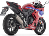 Exhaust Tip With Noise Certification Indy-Race Evo Titanium Carbon - Arrow Special Parts Compatible With Honda Cbr 500 R (2024-2026)