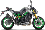 Complete Non-Catalytic Exhaust System With Sound Certification Indy-Race Evo Black Aluminium Carby End Cap - Arrow Special Parts Compatible With Kawasaki Z 900 (2025-2026)