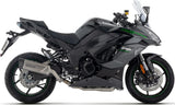 Complete Non-Catalytic Exhaust System With Sound Certification Indy-Race Evo Titanium Carby End Cap - Arrow Special Parts Compatible With Kawasaki Ninja 1100 Sx (2025-2026)