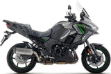Complete Non-Catalytic Exhaust System With Sound Certification Indy-Race Evo Titanium Carby End Cap - Arrow Special Parts Compatible With Kawasaki Versys 1100 (2025-2026)