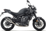 Complete Exhaust System Without Catalytic Converter And Without Sound Certification Indy-Race Evo Titanium Carby End Cap - Arrow Special Parts Compatible With Yamaha Mt-07 (2025-2026)