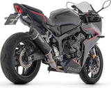Complete Catalytic Exhaust System With Sound Certification Indy-Race Evo Black Aluminium Carby End Cap - Arrow Special Parts Compatible With Honda Cbr 650 R (2024-2026)