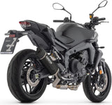 Complete Exhaust System Without Catalytic Converter And Without Sound Certification Indy-Race Evo Black Aluminium Carbon - Arrow Special Parts Compatible With Yamaha Mt-09 Sp (2024-2026)