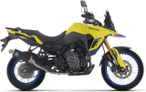 Complete Non-Catalytic Exhaust System With Sound Certification Indy-Race Black Aluminium Steel End Cap - Arrow Special Parts Compatible With Suzuki V-Strom 800 Se (2025-2026)