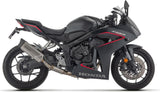 Complete Catalytic Exhaust System With Sound Certification Indy-Race Evo Titanium Carby End Cap - Arrow Special Parts Compatible With Honda Cbr 650 R (2024-2026)