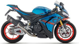 Complete Exhaust System Without Catalytic Converter And Without Sound Certification Pista Black Titanium Carby End Cap - Arrow Special Parts Compatible With Aprilia Tuono V4 1100 (2025-2026)