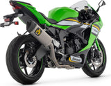 Complete Exhaust System Without Catalytic Converter And Without Sound Certification Pista Competition Titanium Carbon - Arrow Special Parts Compatible With Kawasaki Zx 6R 636 (2024-2026)