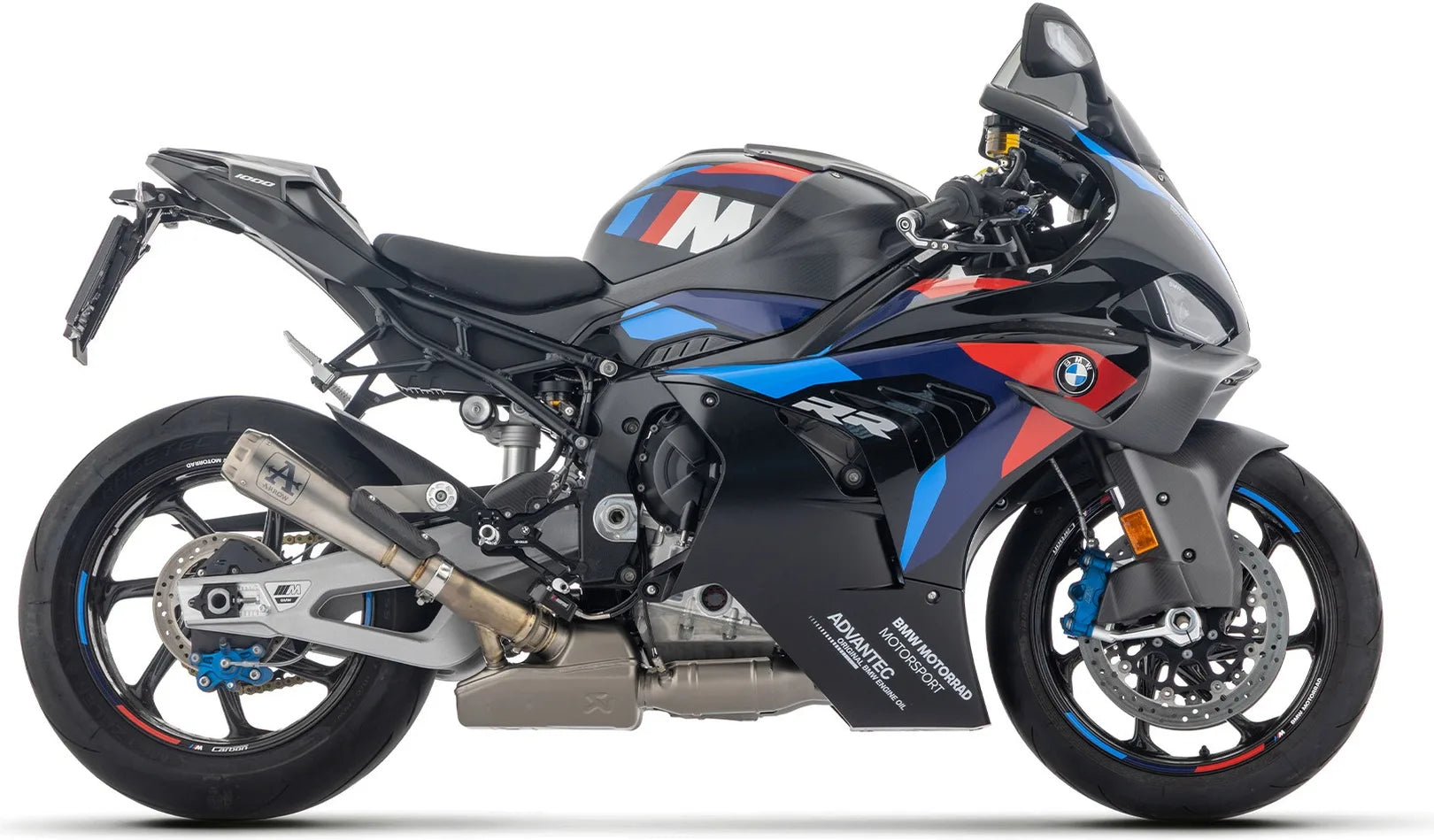 Complete Non-Catalytic Exhaust System With Sound Certification Pro-Race Nichrom Aluminium End Cap - Arrow Special Parts Compatible With Bmw M 1000 Rr (2025-2026)