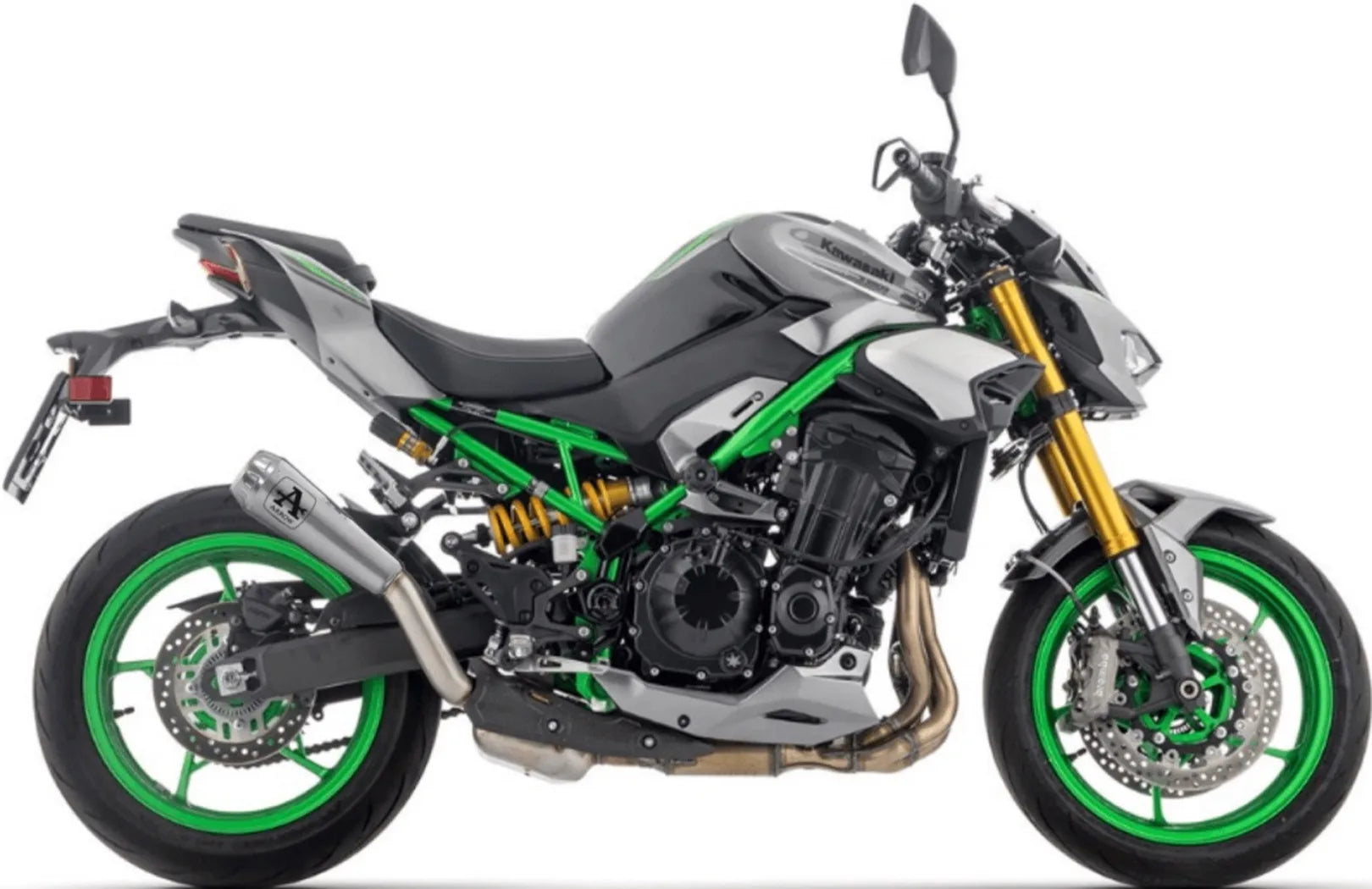 Complete Non-Catalytic Exhaust System With Sound Certification Pro-Race Titanium - Arrow Special Parts Compatible With Kawasaki Z 900 (2025-2026)