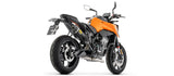 Exhaust Tip Without Sound Certification Race-Tech Black Aluminium Carby End Cap - Arrow Special Parts Compatible With Ktm 790 Duke (2025-2026)