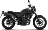 Exhaust Tip With Noise Certification Rebel Black Aluminium Aluminium - Arrow Special Parts Compatible With Honda Cl 500 (2023-2024)