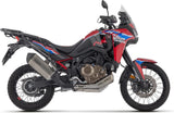 Complete Non-Catalytic Exhaust System With Sound Certification Sonora Titanium Carbon - Arrow Special Parts Compatible With Honda Crf 1100 L Africa Twin (2024-2026)