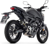 Complete Exhaust System Without Catalytic Converter And Without Sound Certification Thunder Black Aluminium Carbon - Arrow Special Parts Compatible With Honda Cb 125 R (2024-2026)