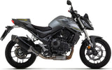 Exhaust Tip With Noise Certification Veloce Black Aluminium Carbon - Arrow Special Parts Compatible With Honda Cb 750 Hornet (2023-2024)