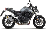 Exhaust Tip With Noise Certification Veloce Aluminium Carbon - Arrow Special Parts Compatible With Honda Cb 750 Hornet (2023-2024)