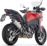 Non-Catalytic Exhaust Tip With Sound Certification Veloce Titanium Carby End Cap - Arrow Special Parts Compatible With Ducati Multistrada V2 - S (2025)