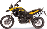 Exhaust Tip With Noise Certification Albus Ceramic White Aluminium - Gpr Compatible With Bmw F 800 Gs (2008-2015)