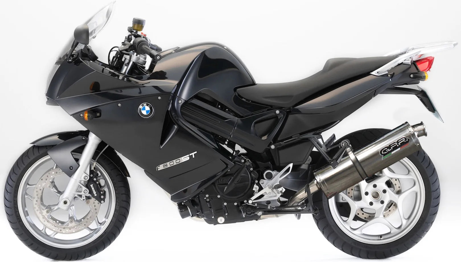 Complete Catalytic Exhaust System With Sound Certification Trioval Stainless Steel - Gpr Compatible With Bmw F 800 - S - St (2006-2011)
