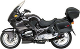 Exhaust Tip With Noise Certification Furore Aluminium Black - Gpr Compatible With Bmw R 1100 Rt (1994-2001)