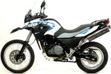 Exhaust Tip With Noise Certification Trioval Stainless Steel - Gpr Compatible With Bmw G 650 Gs - Sertao (2010-2016)