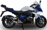 Exhaust Tip With Noise Certification Furore Aluminium Black - Gpr Compatible With Bmw R 1200 Rs Lc (2015-2016)