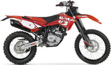 Exhaust Tip With Noise Certification Furore Aluminium Black - Gpr Compatible With Beta Rr 125 Enduro Lc 4T (2010-2018)