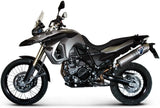 Exhaust Tip With Noise Certification Oval Poppy - Termignoni Compatible With Bmw F 800 Gs (2009-2015)