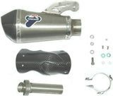 Exhaust Tip With Noise Certification Relevance Stainless Steel Carbon Cap - Termignoni Compatible With Bmw S 1000 Rr (2010-2014)