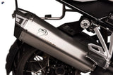 Exhaust Tip With Noise Certification Scream Adv Titanium Carbon Cap - Termignoni Compatible With Bmw R 1200 Gs (2017-2018)