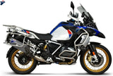 Exhaust Tip With Noise Certification Titanium Carbon Cap - Termignoni Compatible With Bmw R 1250 Gs (2019-2021)