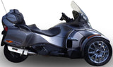 Complete Catalytic Exhaust System With Sound Certification Albus Ceramic White Aluminium - Gpr Compatible With Can Am Spyder 1000 Ie Rs (2010-2012)