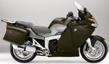 Complete Catalytic Exhaust System With Sound Certification Albus Ceramic White Aluminium - Gpr Compatible With Bmw K 1200 Gt (2006-2008)