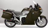 Complete Catalytic Exhaust System With Sound Certification Furore Aluminium Black - Gpr Compatible With Bmw K 1200 Gt (2006-2008)