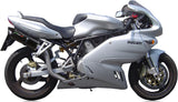 Dual Catalytic Exhaust Tips With Sound Certification Furore Aluminium Black - Gpr Compatible With Ducati Super Sport 1000 Ss (2003-2006)