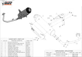 Complete Non-Catalytic Exhaust System With Sound Certification Urban Stainless Steel - Mivv Compatible With Honda Sh 300 (2007-2014)