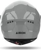 Full-Face Motorcycle Helmet Airoh Connor - Cn98 Thermoplastic Hrt Concrete Grey Gloss Color Size L