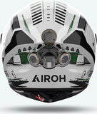 Full-Face Motorcycle Helmet Airoh Connor - Cnal17 Thermoplastic Hrt Gloss Alligator Size Xl