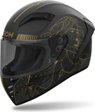Full-Face Motorcycle Helmet Airoh Connor - Cntit35 Thermoplastic Hrt Matte Titanium Size Xxl