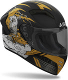 Full-Face Motorcycle Helmet Airoh Connor - Cnz35 Thermoplastic Hrt Matte Zeus Size Xxl