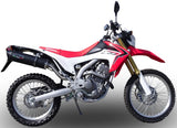 Complete Catalytic Exhaust System With Sound Certification Furore Aluminium Black - Gpr Compatible With Honda Crf 250 L (2013-2016)
