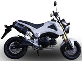 Complete Catalytic Exhaust System With Sound Certification Furore Aluminium Black - Gpr Compatible With Honda Msx 125 Grom (2013-2017)