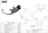 Complete Non-Catalytic Exhaust System With Sound Certification Urban Stainless Steel - Mivv Compatible With Piaggio X8 200 (2005-2007)