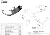 Complete Catalytic Exhaust System With Sound Certification Urban Stainless Steel - Mivv Compatible With Piaggio Mp3 125 (2006-2007)