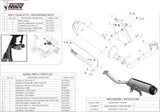 Complete Catalytic Exhaust System With Sound Certification Urban Stainless Steel - Mivv Compatible With Suzuki An 400 Burgman (2006-2016)