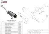 Complete Non-Catalytic Exhaust System With Sound Certification Urban Stainless Steel - Mivv Compatible With Suzuki Uh 150 Burgman (2002-2006)
