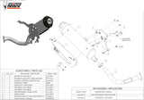 Complete Catalytic Exhaust System With Sound Certification Urban Stainless Steel - Mivv Compatible With Suzuki An 400 Burgman (1999-2002)