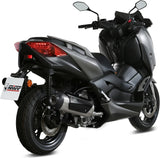 Uncatalysed Exhaust System Without Sound Certification Urban Stainless Steel - Mivv Compatible With Yamaha X-Max 300 (2017-2020)
