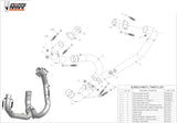 Non-Catalytic Connector Pipe - Mivv Compatible With Ducati Hypermotard 1100 (2007-2009)