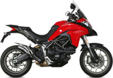 Exhaust Tip With Noise Certification Double Gun Stainless Steel - Mivv Compatible With Ducati Multistrada 950 S (2017-2021)