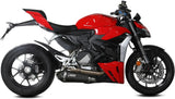 Non-Catalytic Exhaust Tip With Sound Certification Delta Race Steel Black Carbon - Mivv Compatible With Ducati Panigale V2 (2020-2024)
